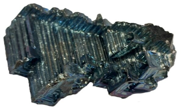 Blue bizmuth 3 4 sians emporium Blue bismuth hopper crystal specimen